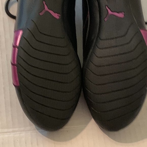 Puma Eco Ortholite Womens Black Purple Shoe Sneaker Size 6.5 - Picture 8 of 12